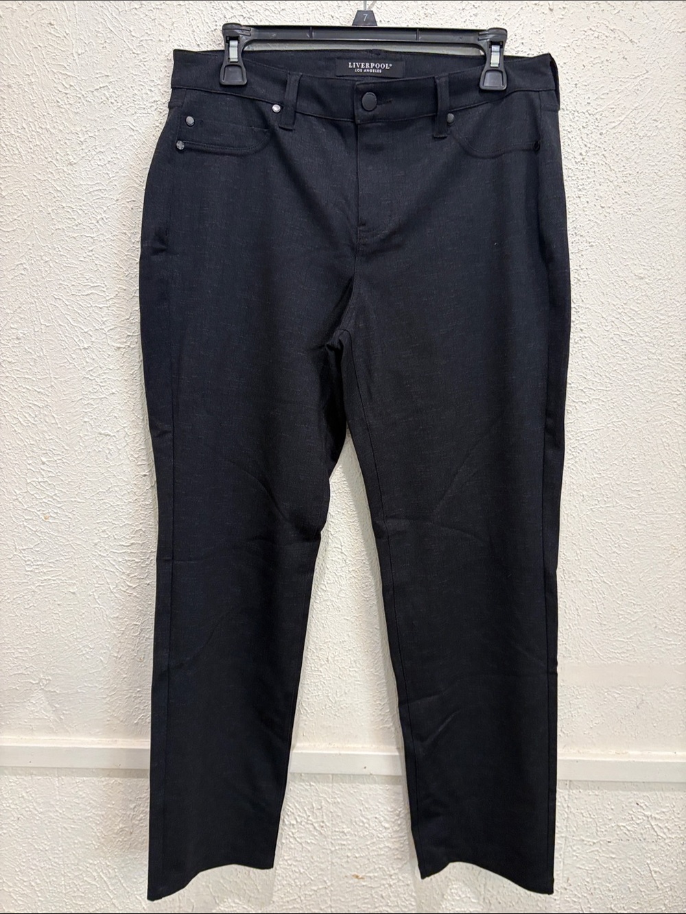 Liverpool Black Slim Ponte Trousers